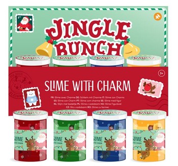 Puckator - Jingle Bunch Christmas Charms Noise Slime - XTY1045