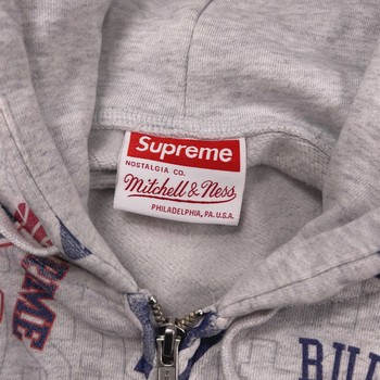 Supreme x Mitchell & Ness Teams Zip Up Hooded Sweatshirt • Pre-Owned [9299] - view 5