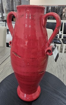 Sullivan Ceramic Red Handled Jar / Large