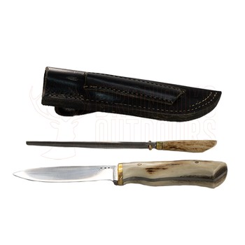 BK Knives 2 Piece Set 4.5"  Antler Handle