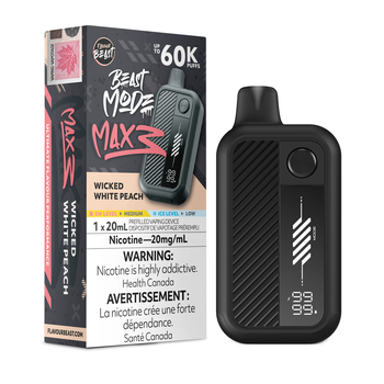 Flavour Beast Mode Max 3 60K - Wicked White Peach