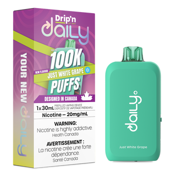 Drip'n by Envi Daily 100K - Just White Grape Ice
