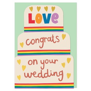 Raspberry Blossom- Love Congrats on your wedding- BRS40