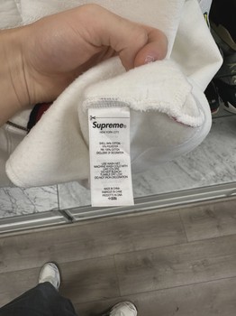 Supreme Mascots Zip Up Sweatshirt White • Pre-Owned [1560] - view 4