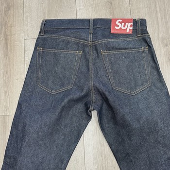 Supreme Rigid Slim Selvedge Jeans 'Rigid Indigo' • Pre-Owned [9010] - view 7
