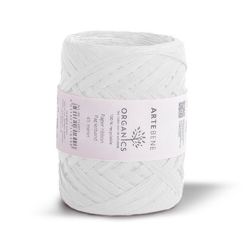 Artebene - Crepe Paper Ribbon 45m - White - 114965