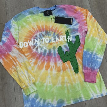 Travis Scott Astroworld x DSM Down To Earth Tee Tie Dye • Brand New [1844] - view 5