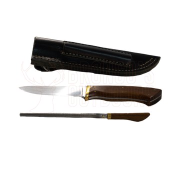 BK Knives 2 Piece Set 4.5" Wood Handle