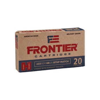 Hornady Frontier .223 68gr BTHP Match Box of 20