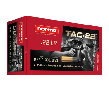 Norma TAC .22LR 40gr 50 rounds