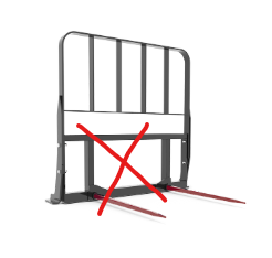 * Bolt on Bale Guard / For Double Prong / 2 Prong Bale Spear