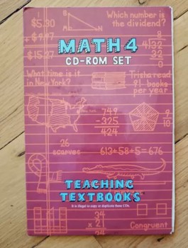 Math 4 CD Rom Set Teaching Textbooks