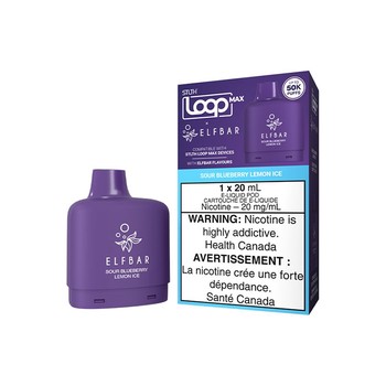 STLTH Loop Max X Elf Bar 50K Pod - Sour Blueberry Lemon Ice