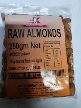 JK Raw Almond 250g