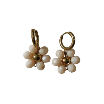 Flower Power Earrings - Silver