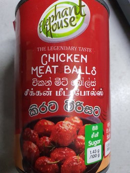 Elephant House Chicken Meat Balls 400g Can