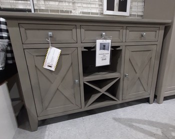 Theodore Wood 54 in. Server, Gray