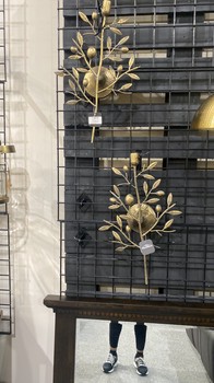 antique brass fruit tree wall sconces