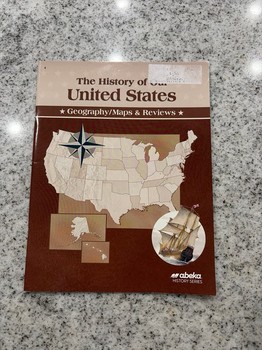 Abeka History of Our United States Maps and Reviews AND Key