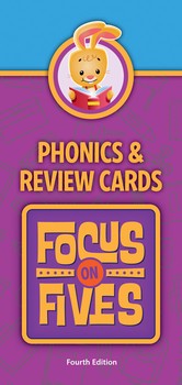 BJU K5 FOCUS ON FIVES PHON/REVIEW CARDS 4TH EDITION
