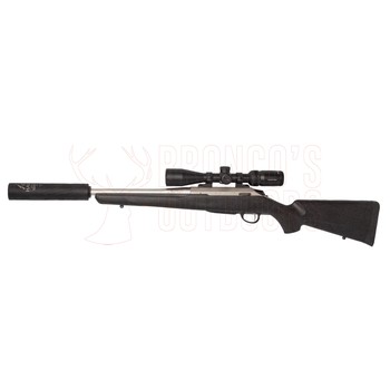 Tikka T3X Lite Stainless Bush Hunter .308 16" + Vortex Crossfire HD 3-9x40 Illuminated + Hardy Suppressor