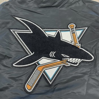vintage 90s Starter San Jose Sharks bomber jacket • Pre-Owned [2135] - view 6