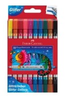 Faber-Castell - Double fibre-tip pen glitter set of 10 - 151107