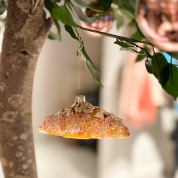Amandelcroissant Kerstornament