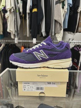 New Balance 990v4 MiUSA Teddy Santis Plum Purple • Pre-Owned [0857] - view 4