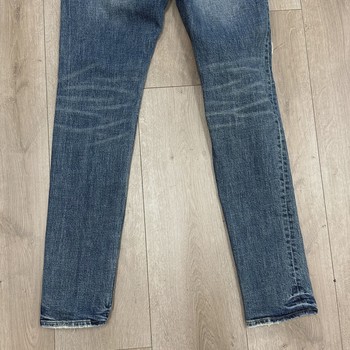 Purple Brand mid-indigo distressed skinny jeans • Pre-Owned [9109] - view 3
