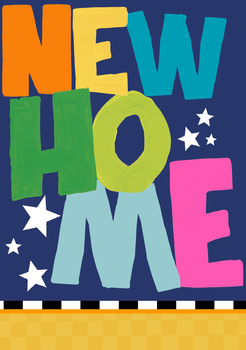 Paper Salad -NEW HOME BIG TEXT- CB2479
