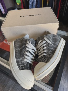 Rick Owens Concordians Drkshdw Black Washed Foil • Pre-Owned [6440] - view 2
