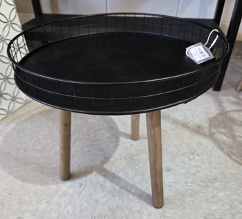 Wood & Metal Planter Stands - Large