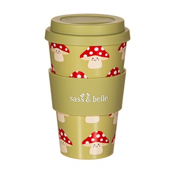 MUSHROOM TRAVEL COFFEE CUP