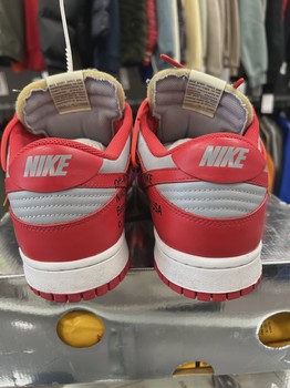 Nike Dunk Low Off-White University Red • Pre-Owned [3894] - photo 5