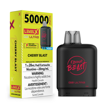 Level X Flavour Beast G2 Ultra 50K Pod - Cherry Blast Iced
