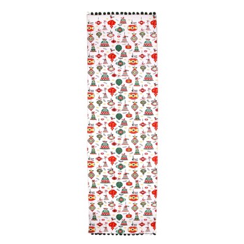 BAUBLES COTTON TABLE RUNNER