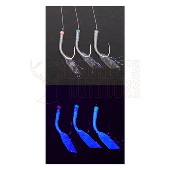 Hayabusa UV Twist Skin Sabiki EX133 Flasher & Sabiki Rig