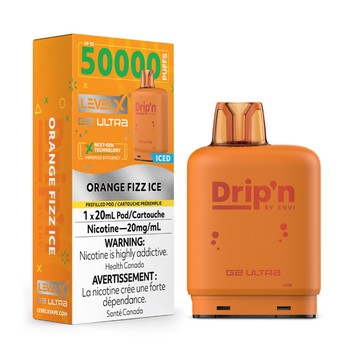 Level X Drip'n G2 Ultra 50K Pod - Orange Fizz Ice