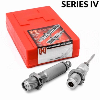 Hornady Custom Grade Dies Series IV - 2 Die set Rifles
