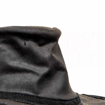 Selke 103 Cotton Oilskin Hat Brown