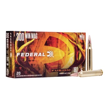 Federal Fusion 300 Win Mag 180gr Soft Point