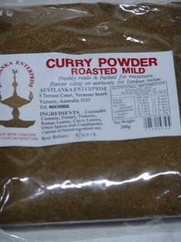 Austlanka Curry Powder Rst (mild) 200g **