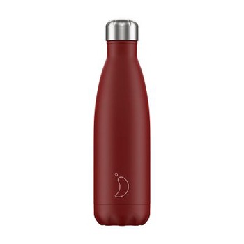CHILLY'S 500ML MATT RED BOTTLE