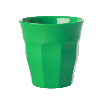 RICE MEDIUM MELAMINE CUP - FOREST GREEN