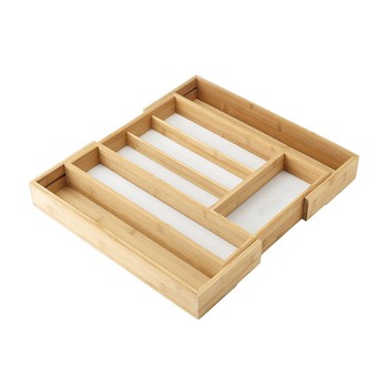 EXPANDING WOODEN CUTLERY TRAY