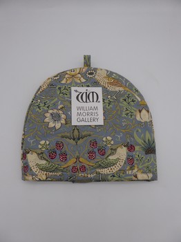 WILLIAM MORRIS BLUE STRAWBERRY THIEF TEA COSY - SMALL