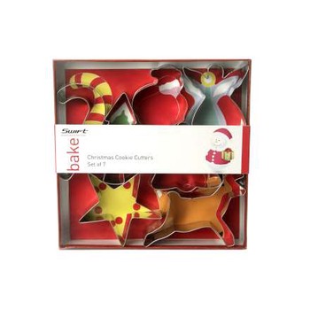 CHRISTMAS COOKIE CUTTERS SET OF 7