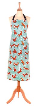 FORAGING FOX COTTON APRON