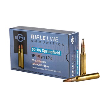 PPU Rifle line ammunition 30-06 SP 150gr